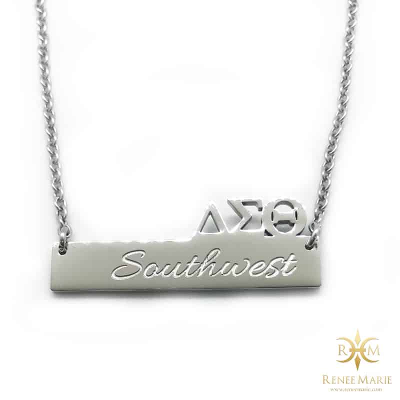 DST Symbols Bar Necklace (Stainless Steel)