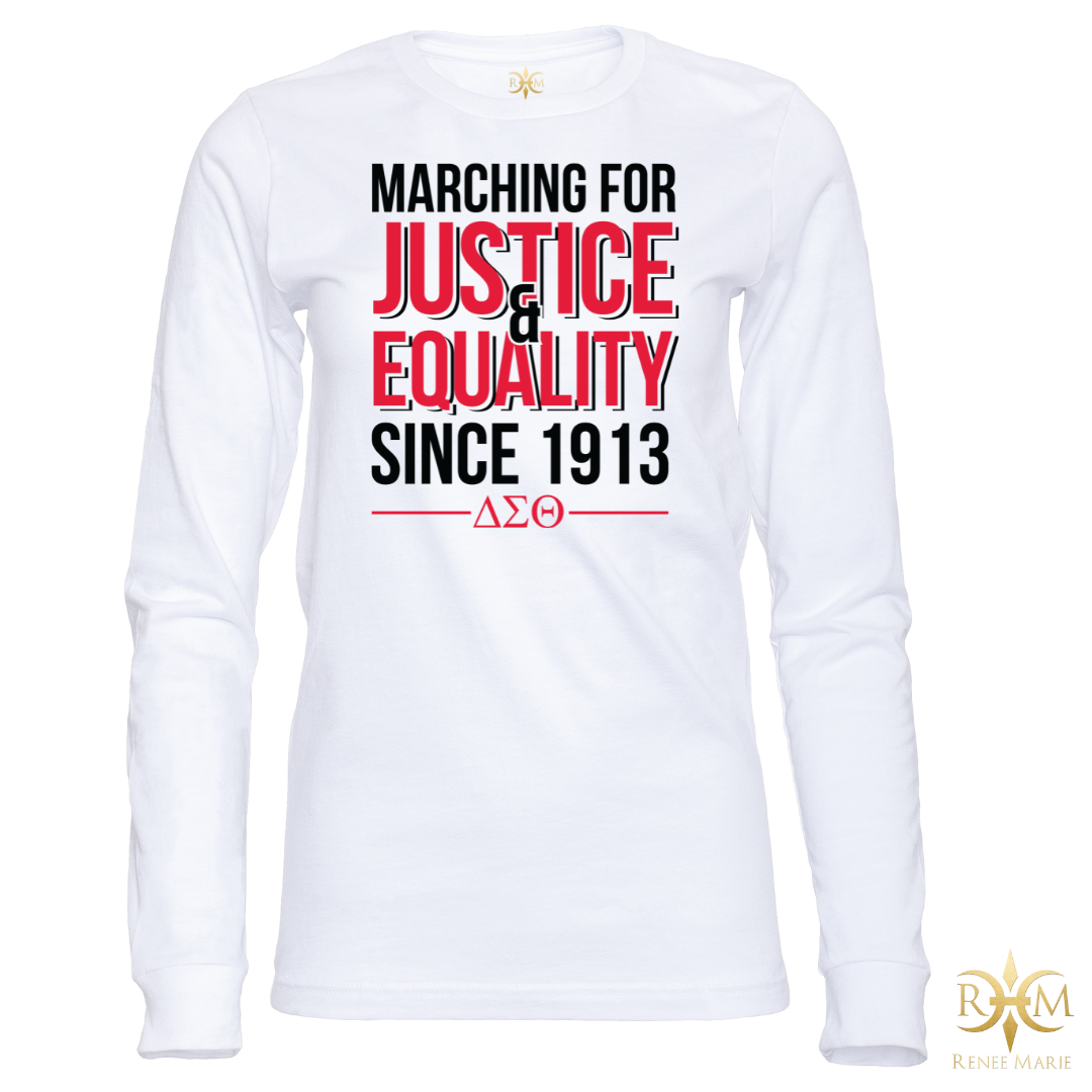 DST Marching... Since 1913 Long Sleeve T-Shirt (LS UNISEX)
