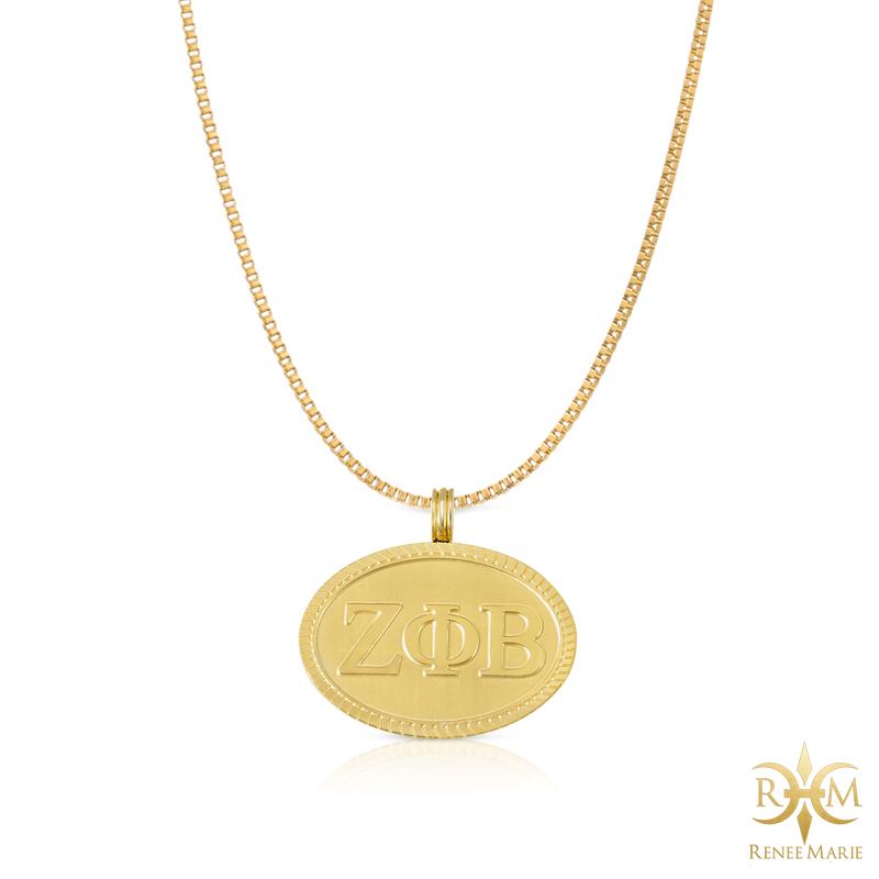 ZΦB Oval Pendant with Chain