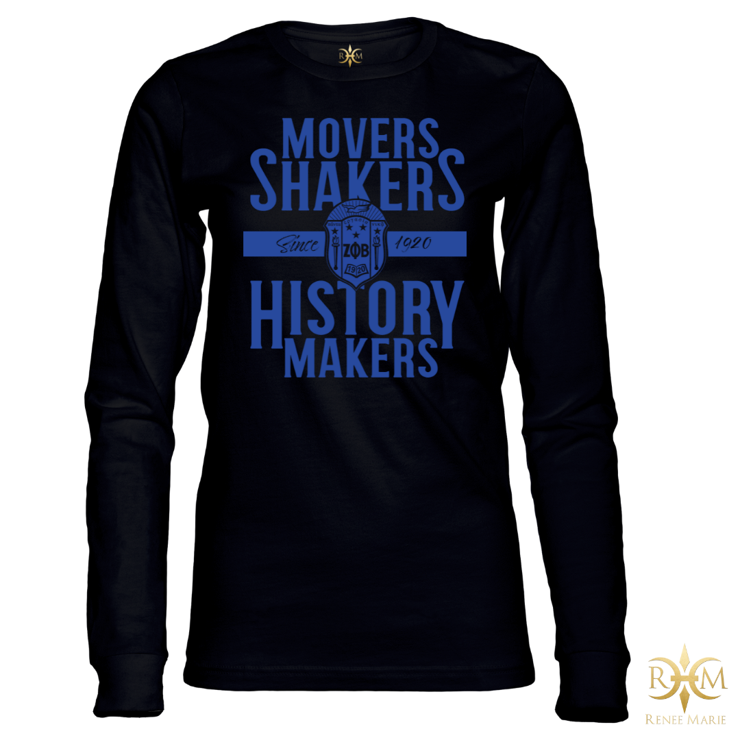 ZΦB History Makers Long Sleeve T-Shirt (LS UNISEX)