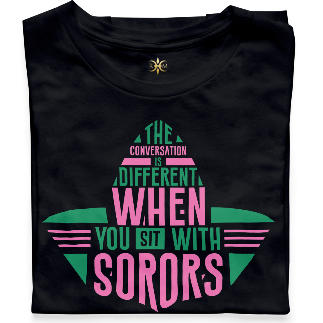 AKA Sit With Sorors Ivy T-Shirt (UNISEX)