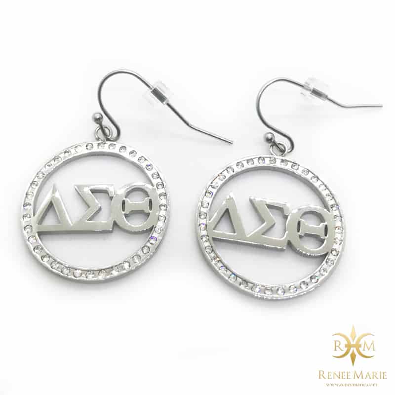 DST Symbols Circle Earrings (Stainless Steel)