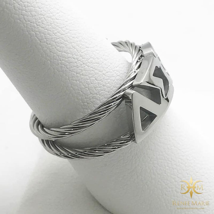 Dst Rope DST Symbols Rope Ring (Stainless Steel) – RENEE MARIE