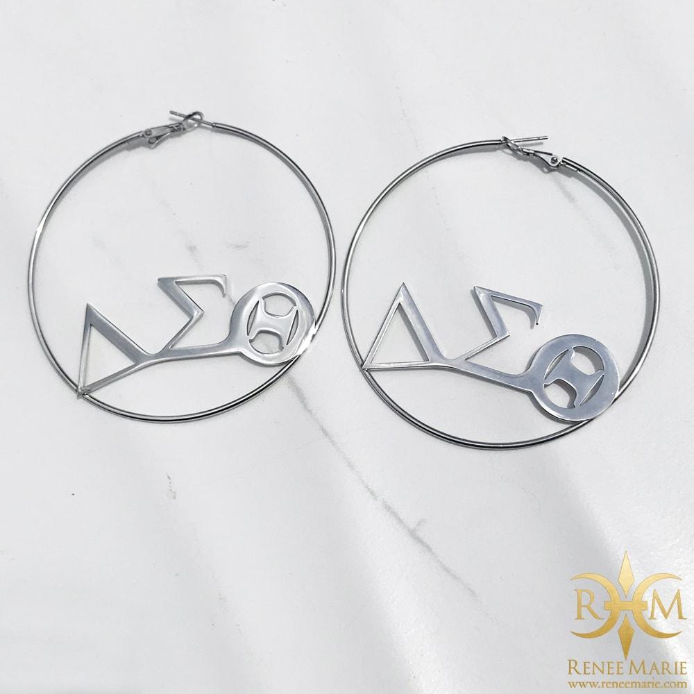 DST Large Hoop Earrings (Stainless Steel)