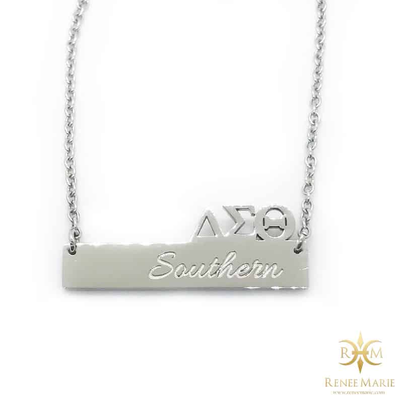 DST Symbols Bar Necklace (Stainless Steel)