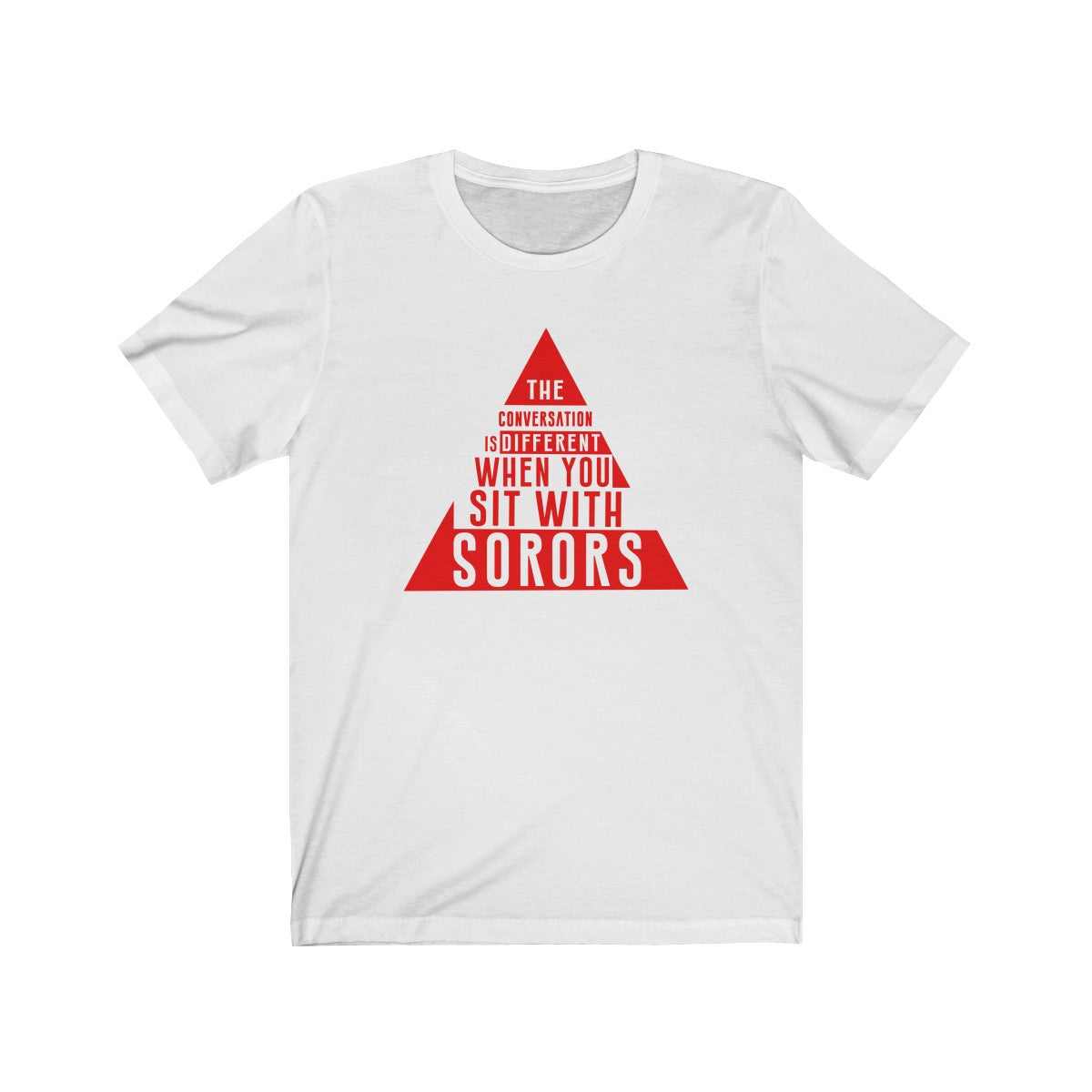 DST Sit With Sorors T-Shirt (Front & Back; Unisex)