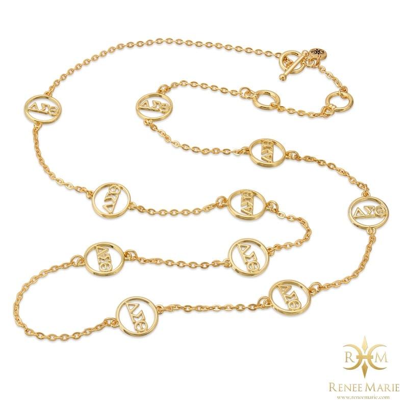 DST 36" Pearl Station Necklace