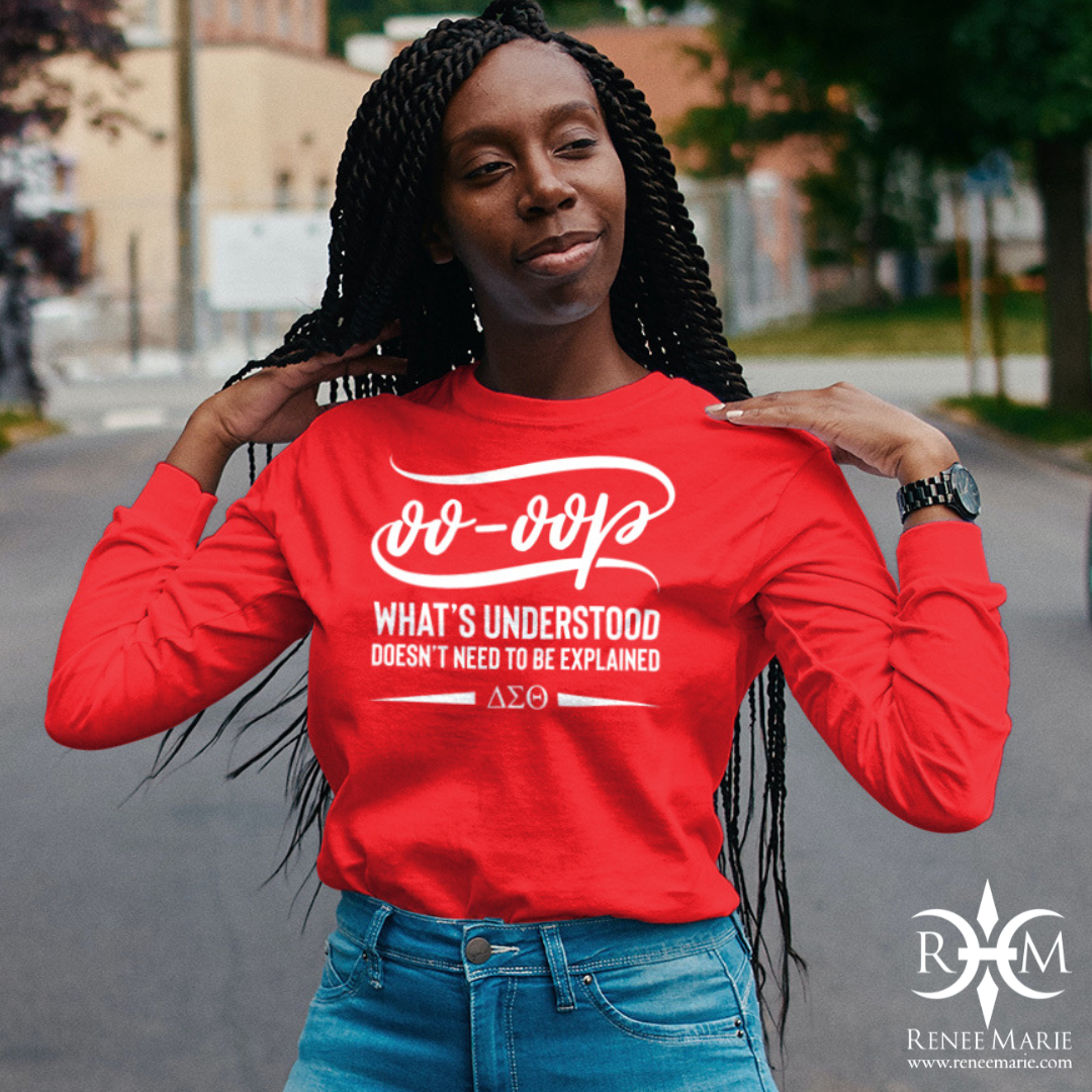 DST OoOop! What's Understood... Long Sleeve TShirt (LS UNISEX