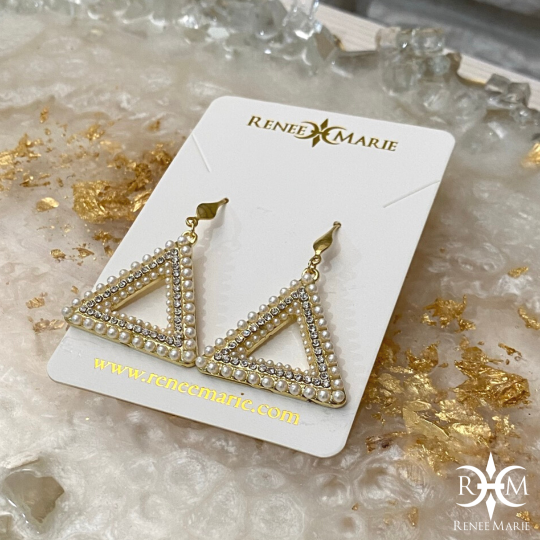 DST Hollow Triangle CoCo Earrings
