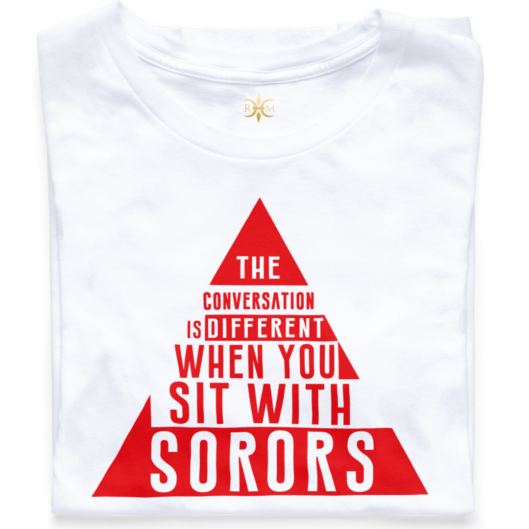 DST Sit With Sorors T-Shirt (Front & Back; Unisex)