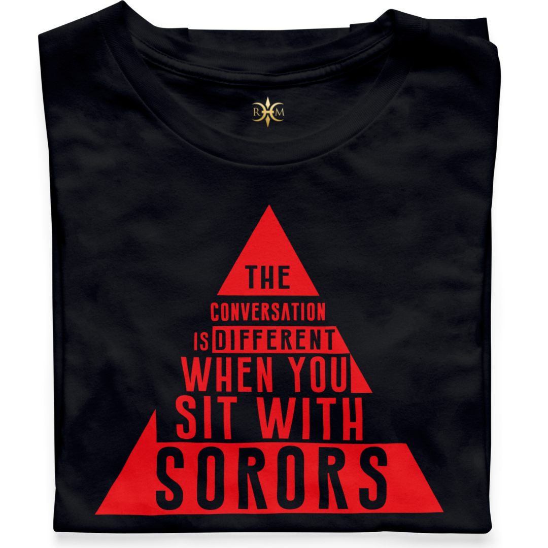 DST Sit With Sorors T-Shirt (Front & Back; Unisex)