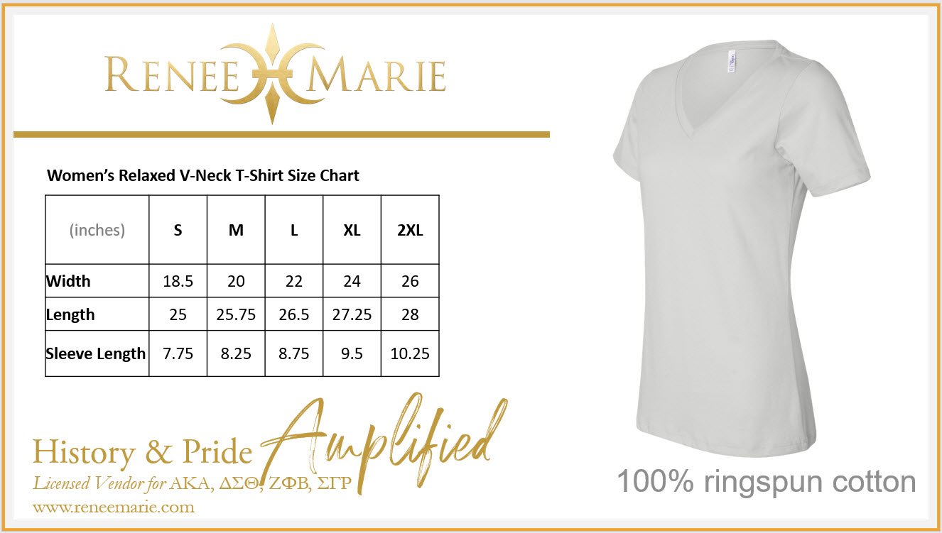 ΣΓΡ Sit With RHOyalty T-Shirt (V-NECK)