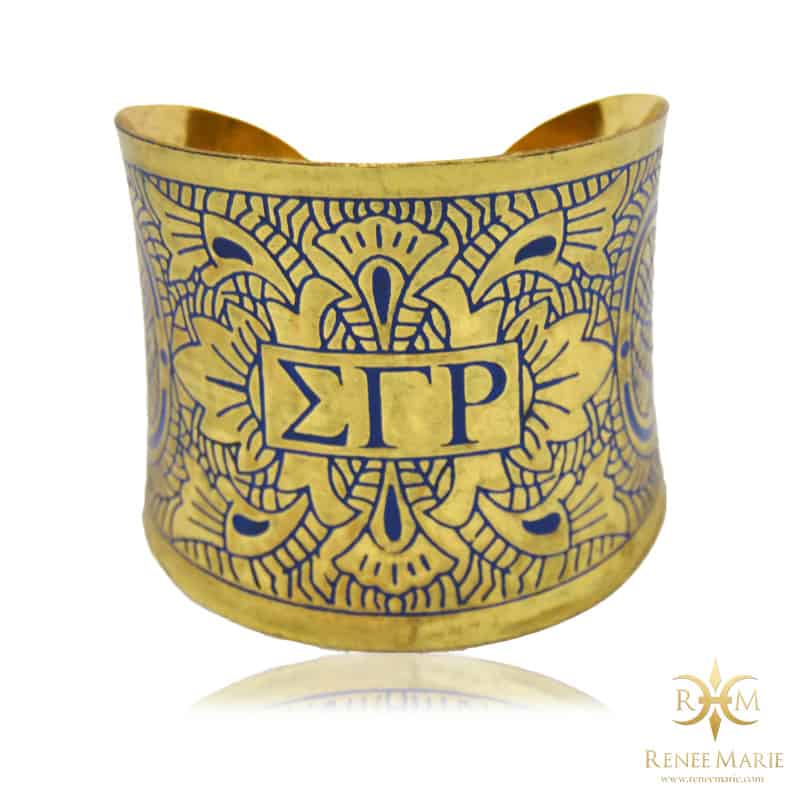 ΣΓΡ Ink Cuff Bracelet