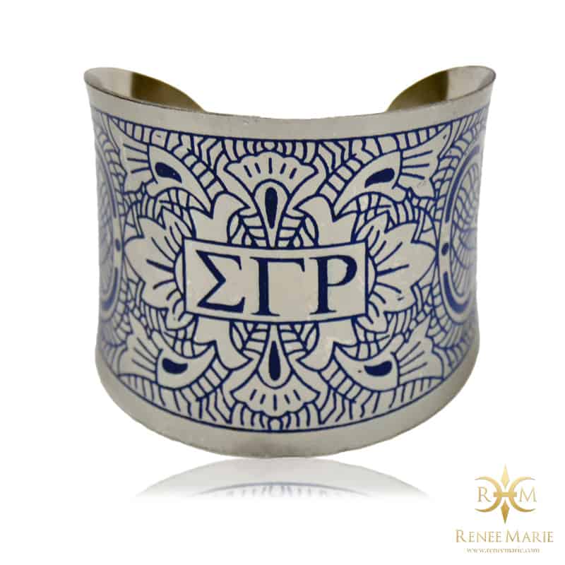 ΣΓΡ Ink Cuff Bracelet