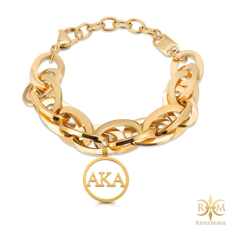 AKA "Techno Gold" Stainless Steel Bracelet
