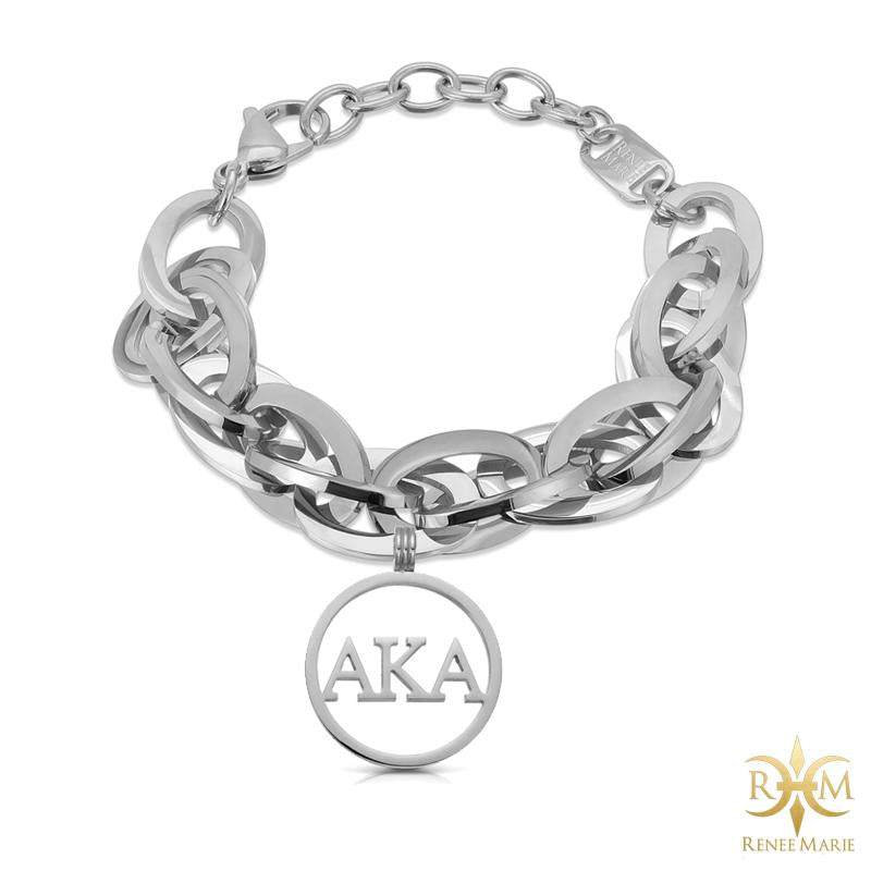 AKA "Techno Silver" Stainless Steel Bracelet