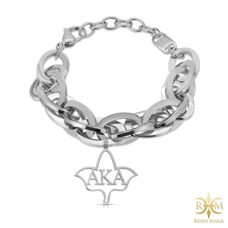 AKA "Techno Silver" Stainless Steel Bracelet