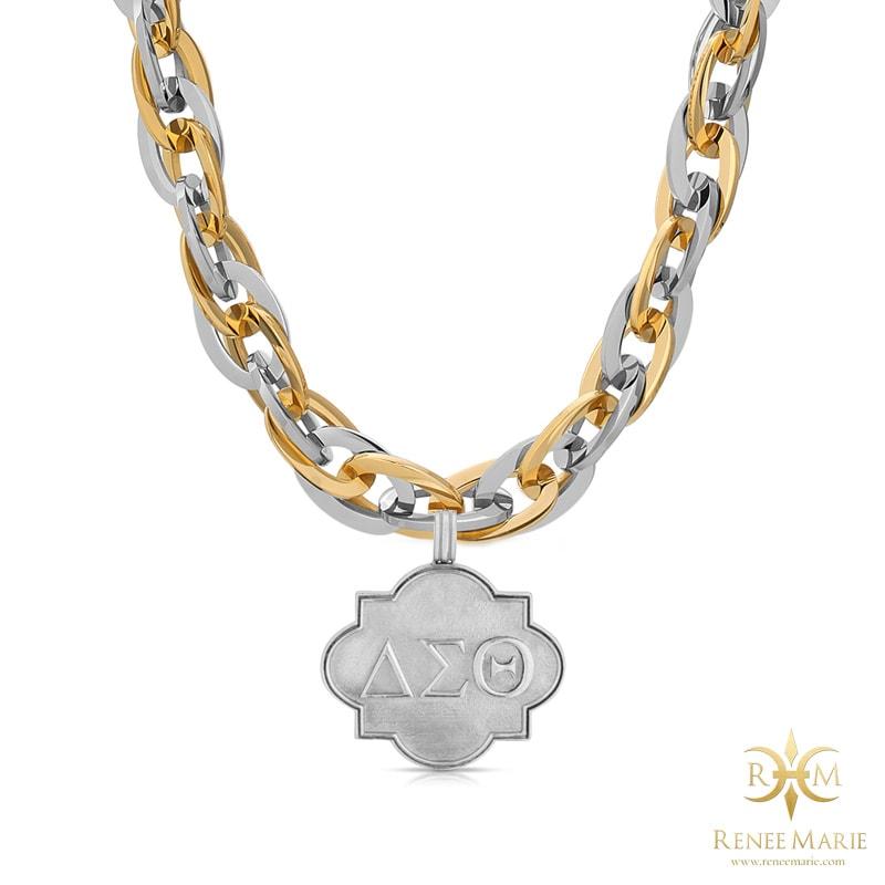 DST "Techno Fusion" Stainless Steel Necklace