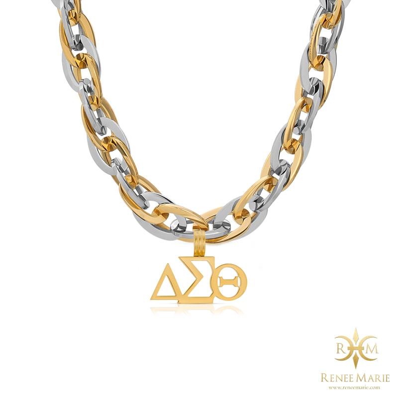 DST "Techno Fusion" Stainless Steel Necklace