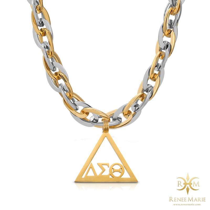 DST "Techno Fusion" Stainless Steel Necklace