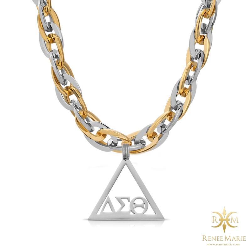DST "Techno Fusion" Stainless Steel Necklace
