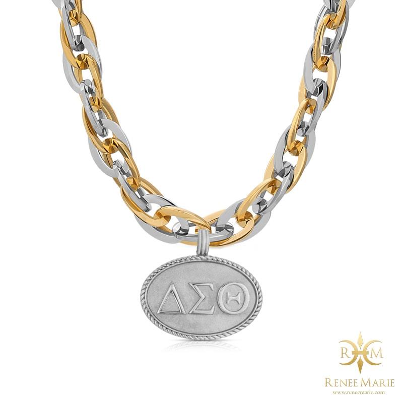 DST "Techno Fusion" Stainless Steel Necklace