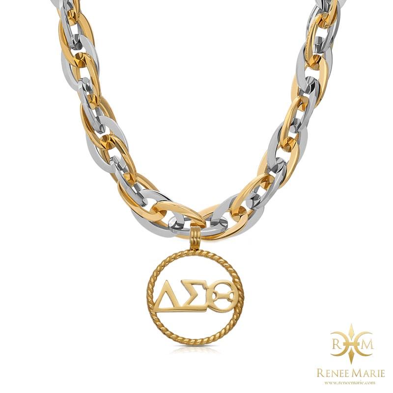 DST "Techno Fusion" Stainless Steel Necklace