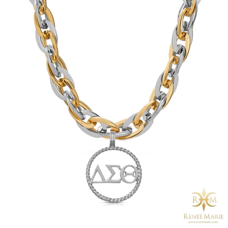 DST "Techno Fusion" Stainless Steel Necklace
