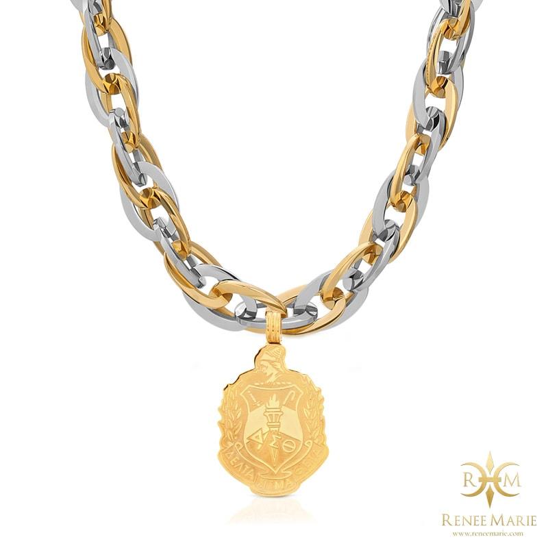 DST "Techno Fusion" Stainless Steel Necklace