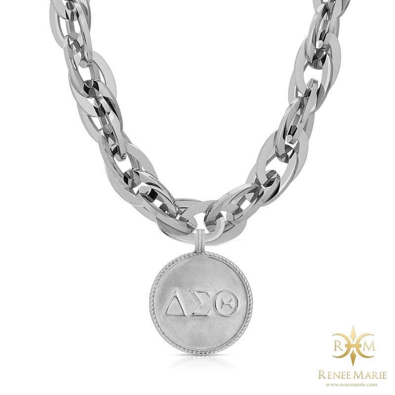 DST "Techno Silver" Stainless Steel Necklace