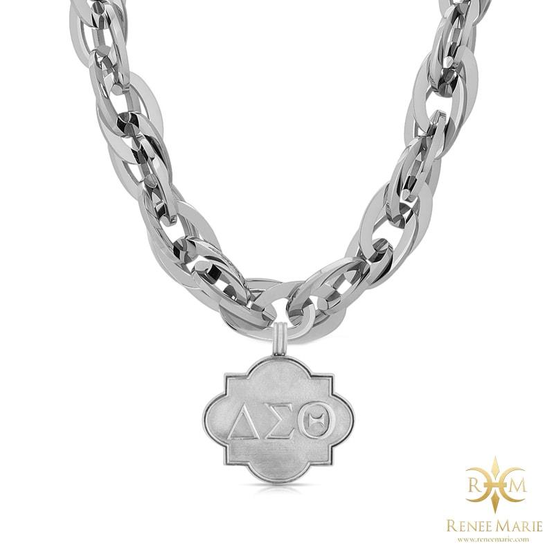 DST "Techno Silver" Stainless Steel Necklace