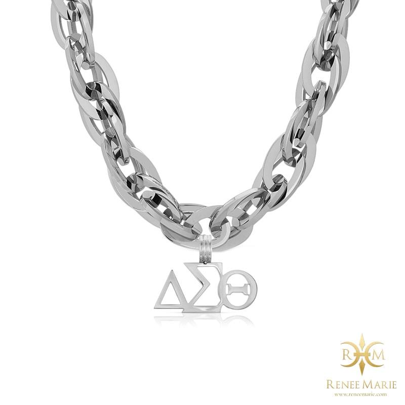 DST "Techno Silver" Stainless Steel Necklace