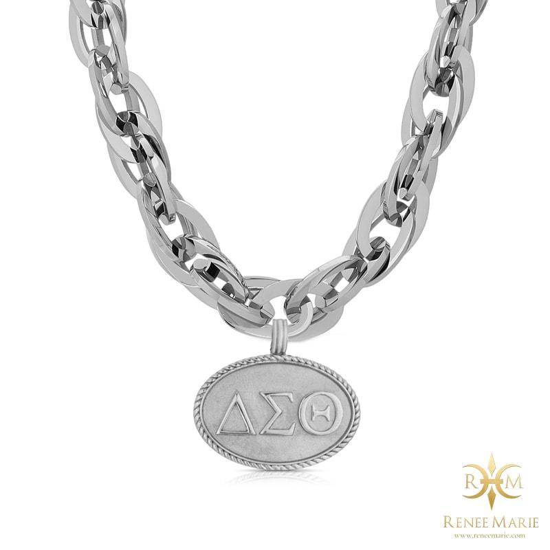 DST "Techno Silver" Stainless Steel Necklace