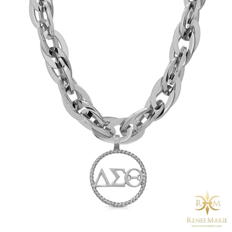 DST "Techno Silver" Stainless Steel Necklace