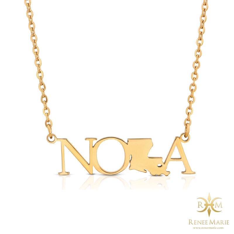 NOLA Stainless Steel Necklace (Solid)
