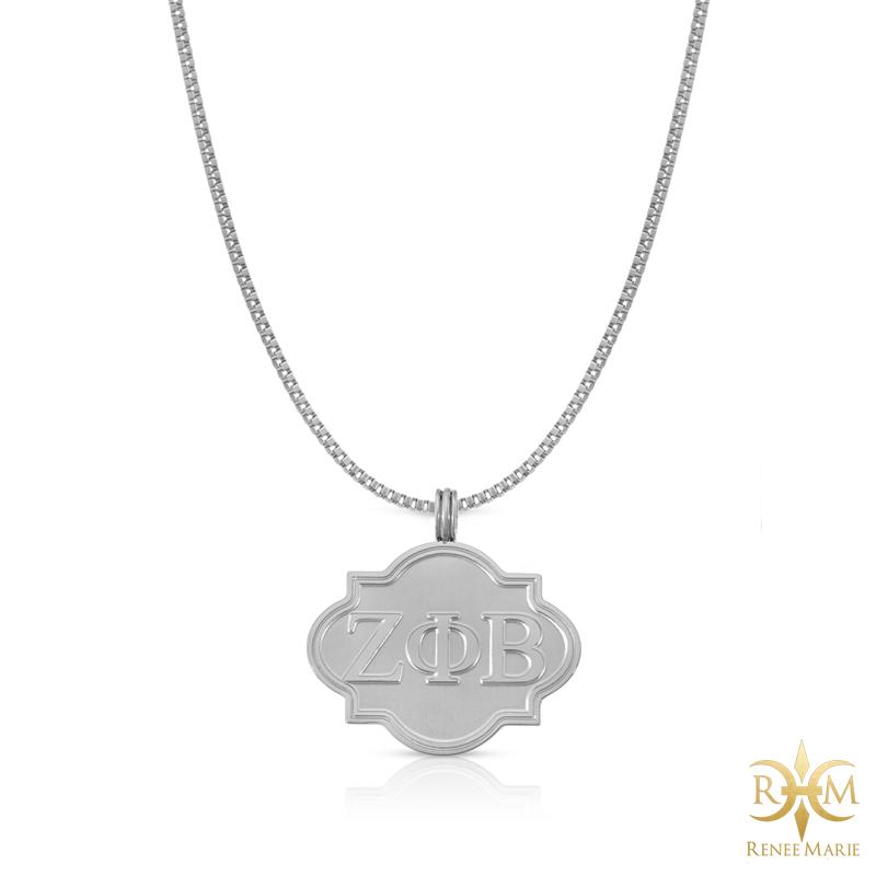 ZΦB Frame Pendant with Chain