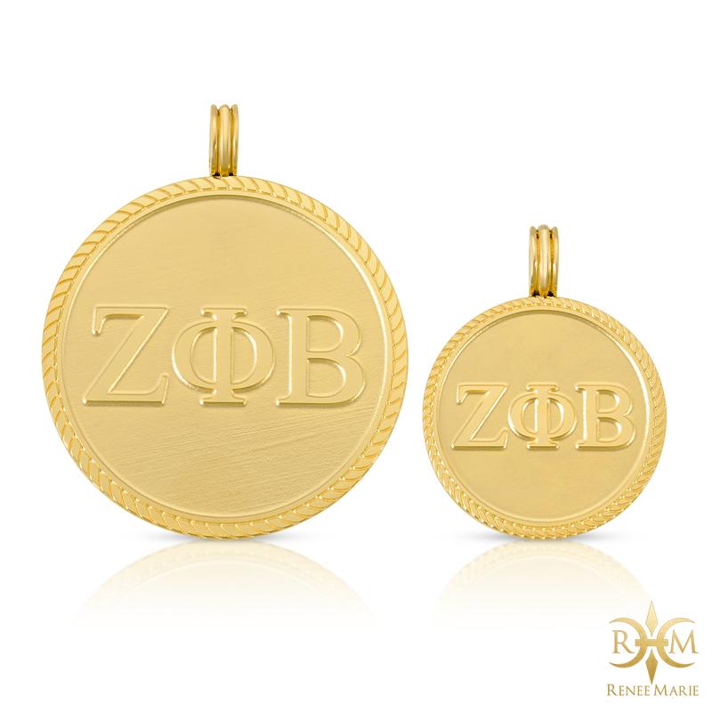 ZΦB Circle Pendant with Chain