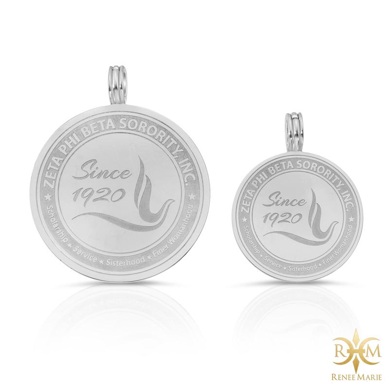 ZΦB Dove Seal Pendant with Chain