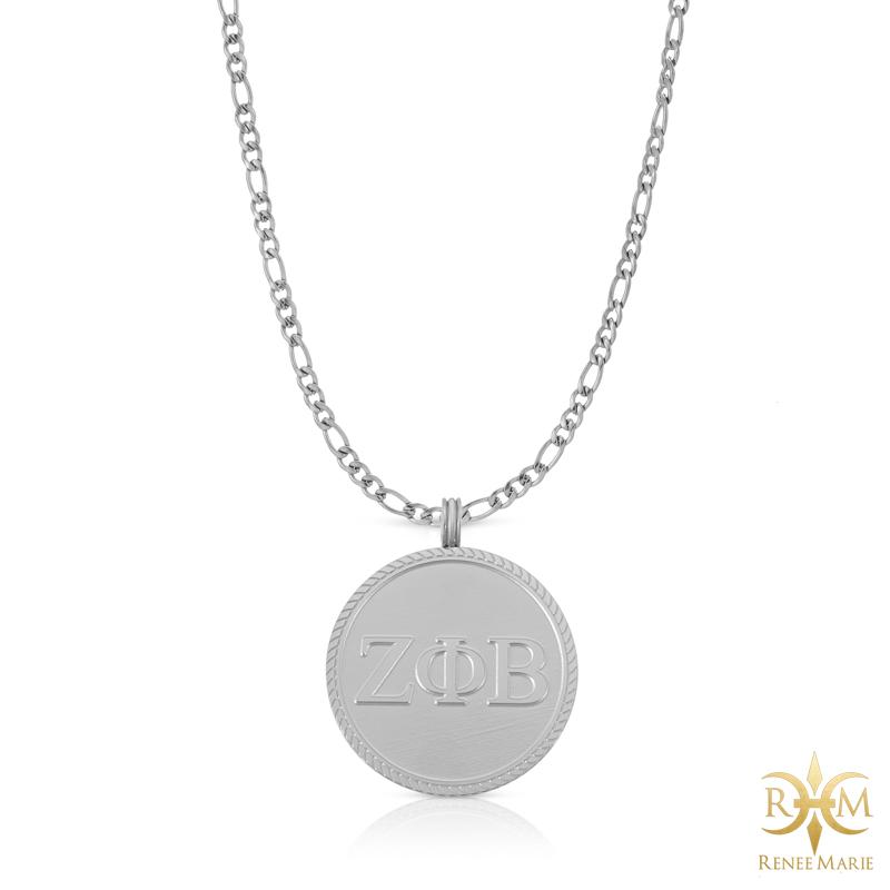 ZΦB Circle Pendant with Chain