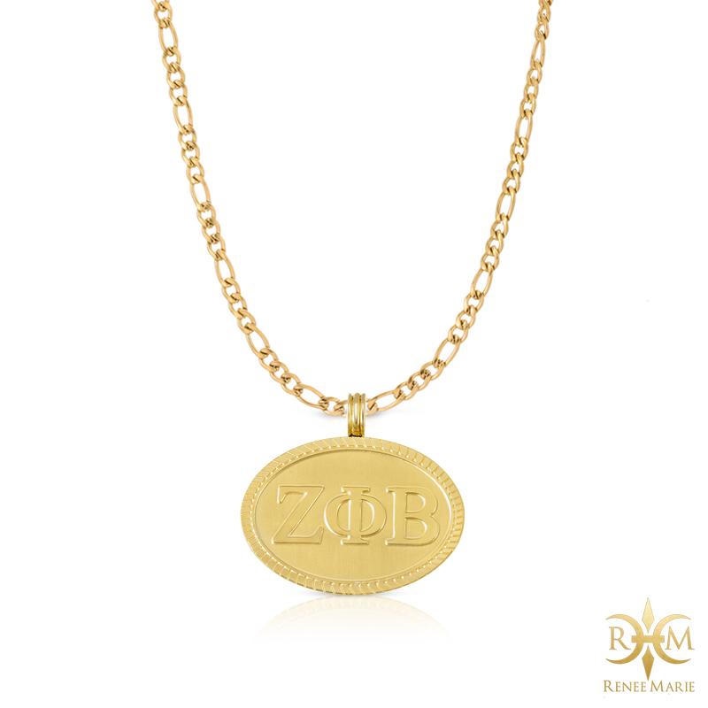 ZΦB Oval Pendant with Chain