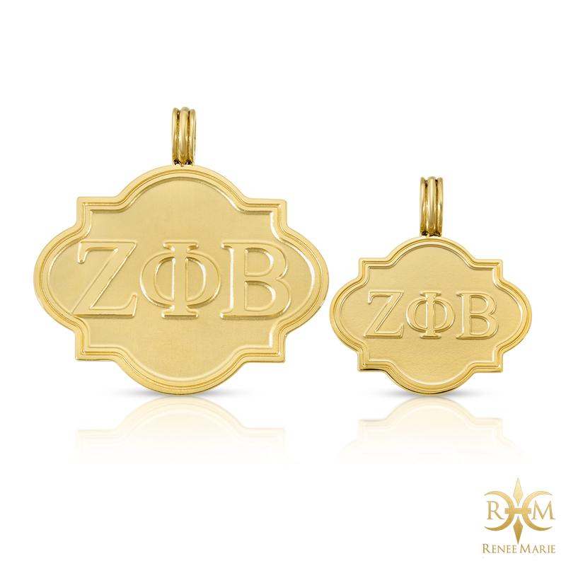 ZΦB Frame Pendant with Chain