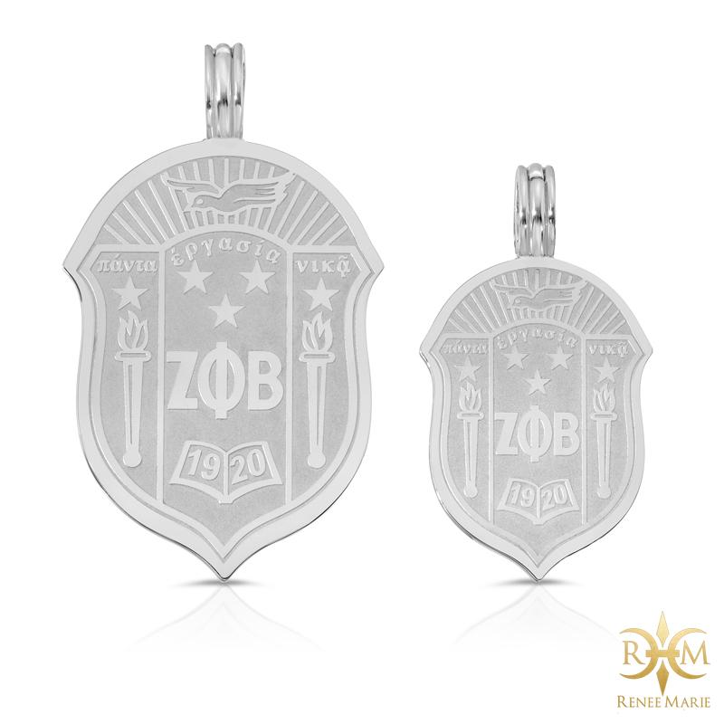 ZΦB Shield Pendant with Chain