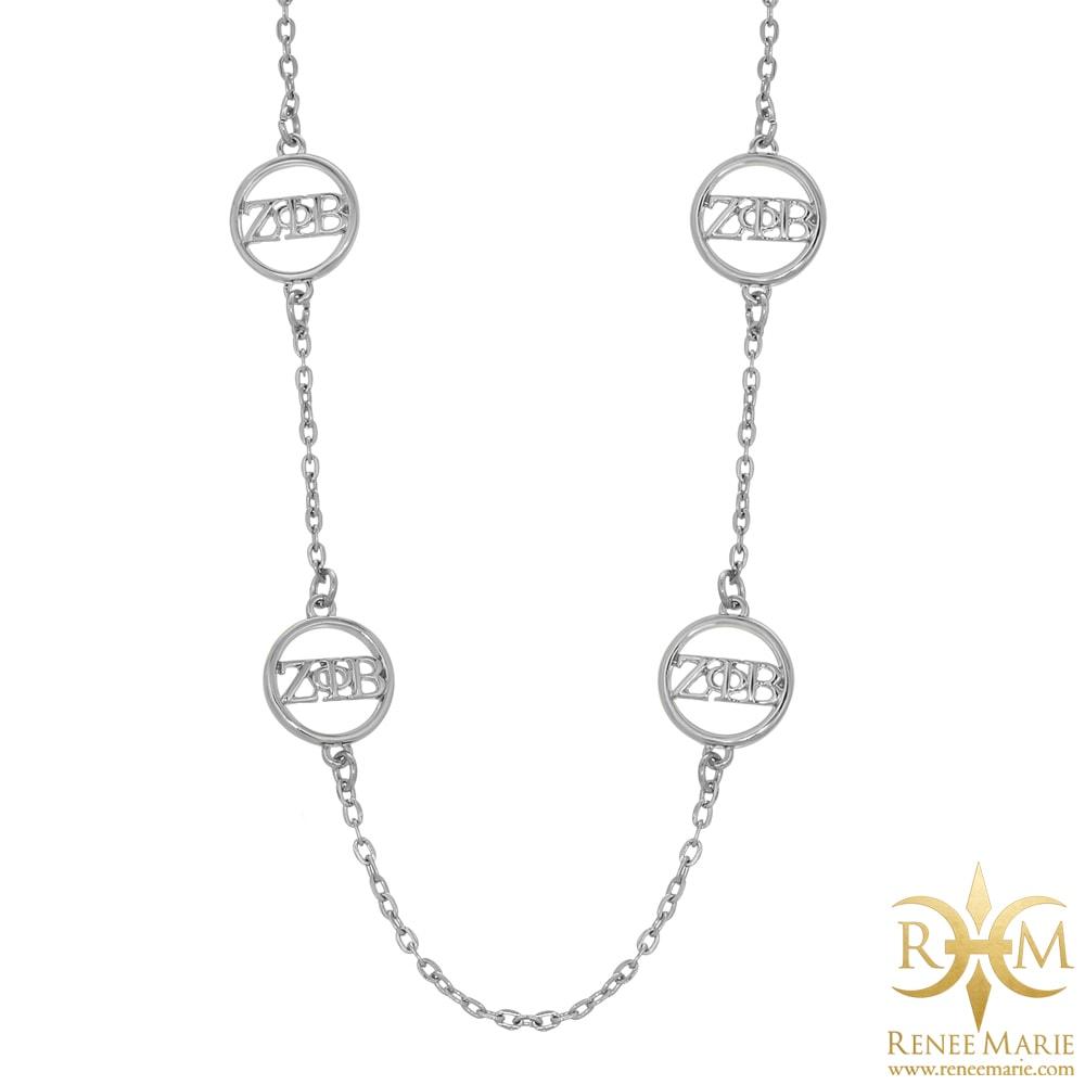 ZΦB 36" Station Necklace