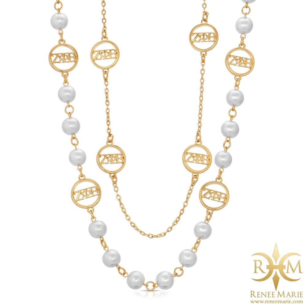 ZΦB 36" Station Necklace