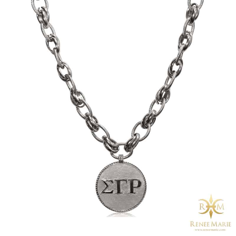 ΣΓΡ "Classic" Stainless Steel Necklace
