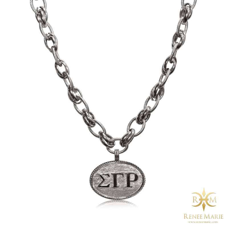 ΣΓΡ "Classic" Stainless Steel Necklace