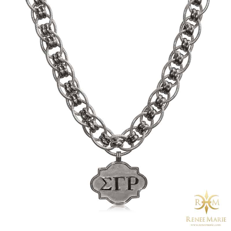 ΣΓΡ "Jazz" Stainless Steel Necklace