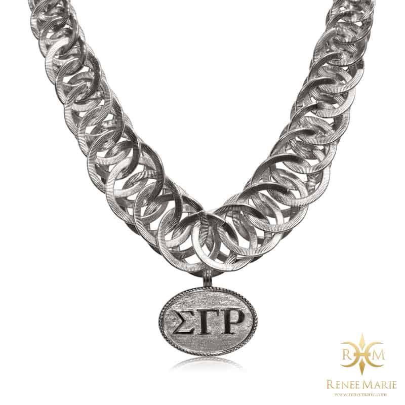 ΣΓΡ "Pop" Stainless Steel Necklace