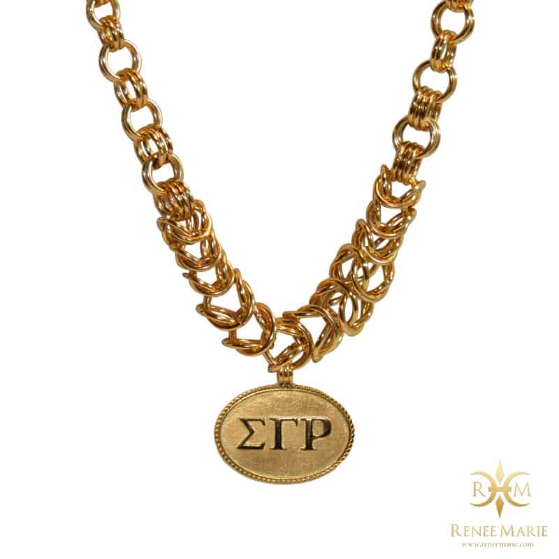 ΣΓΡ “Rock” Stainless Steel Necklace