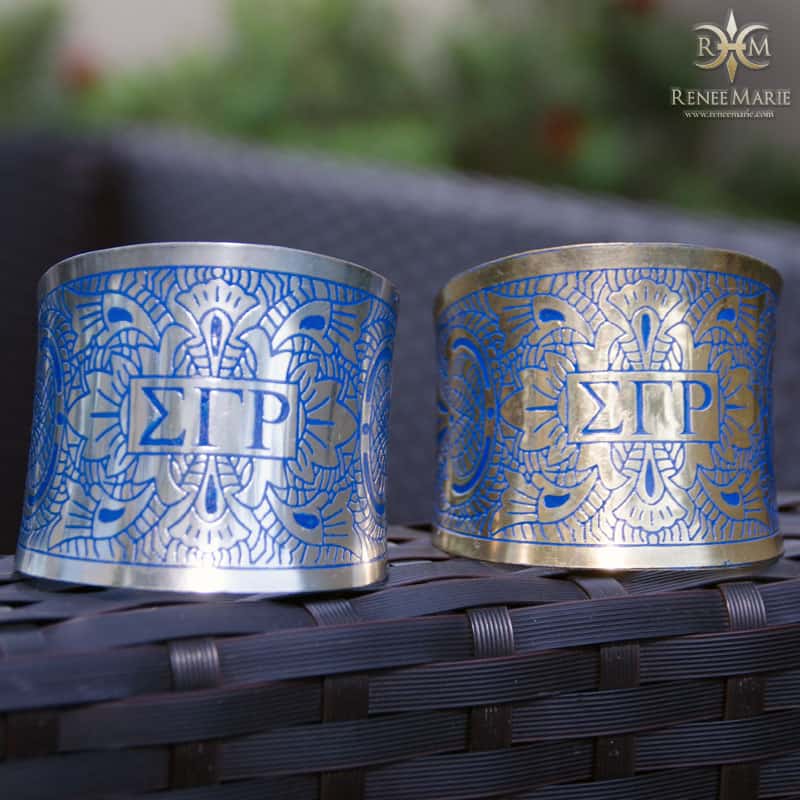 ΣΓΡ Ink Cuff Bracelet